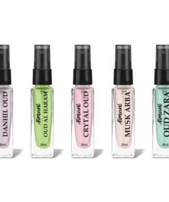 Aimani Men & Women Trial Pack Of 5 X 8ML Danhil Oud, Oud Al Haram, Crytal Oud, Musk Arba, Oud Zara